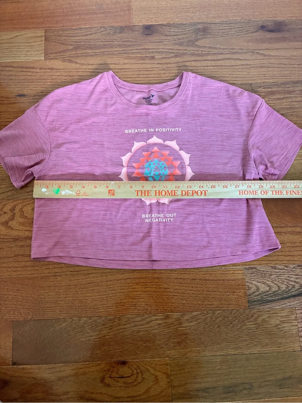 BOGO 🛍️ Old Navy Active Pink Girls' XL 14/16 Breathe On cropped Tee